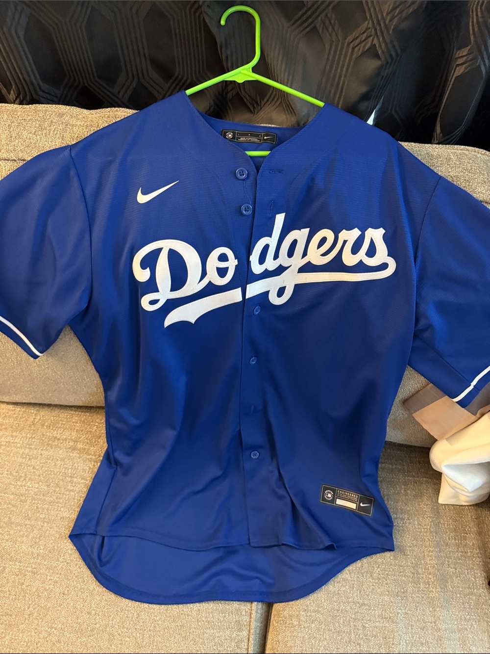 Nike Blue Mookie Betts Dodgers Outdoor Game Jersey